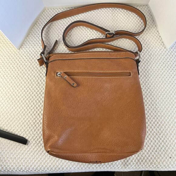 B.O.C BORN Tan Satchel Crossbody Bag Adjustable Strap - Picture 2 of 10